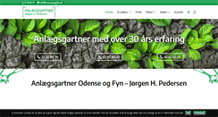 Desktop Screenshot of haveanlaeg-jhp.dk